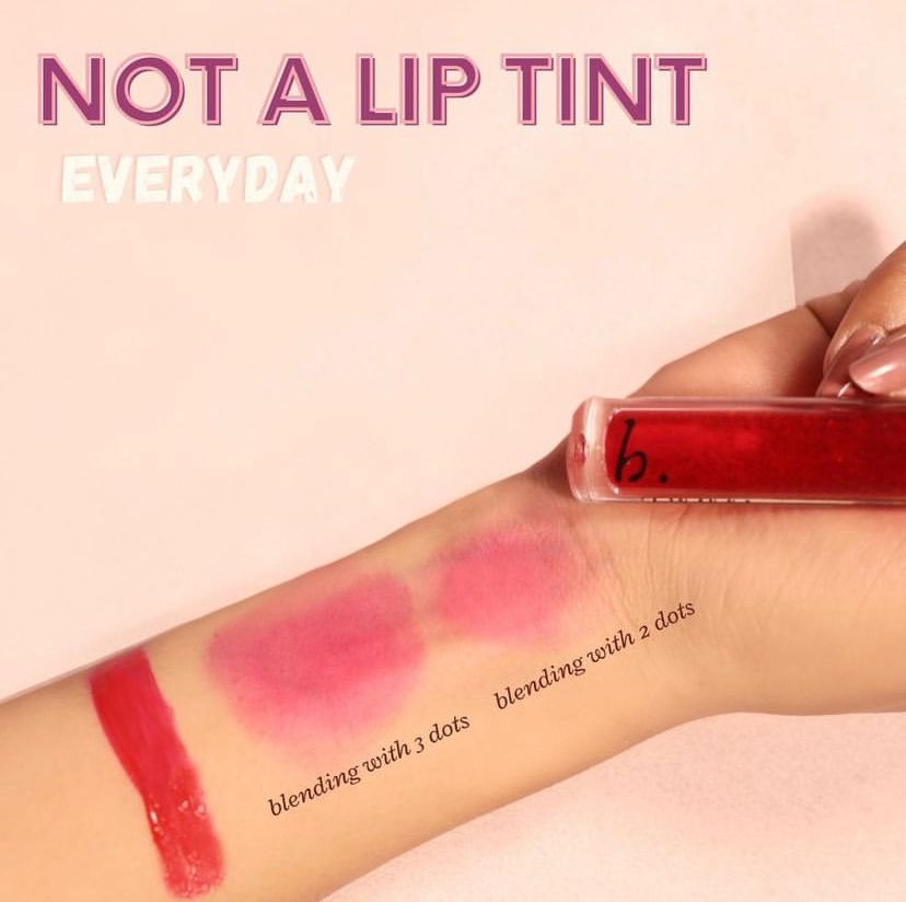 Not a lip tint-lip+cheek stain